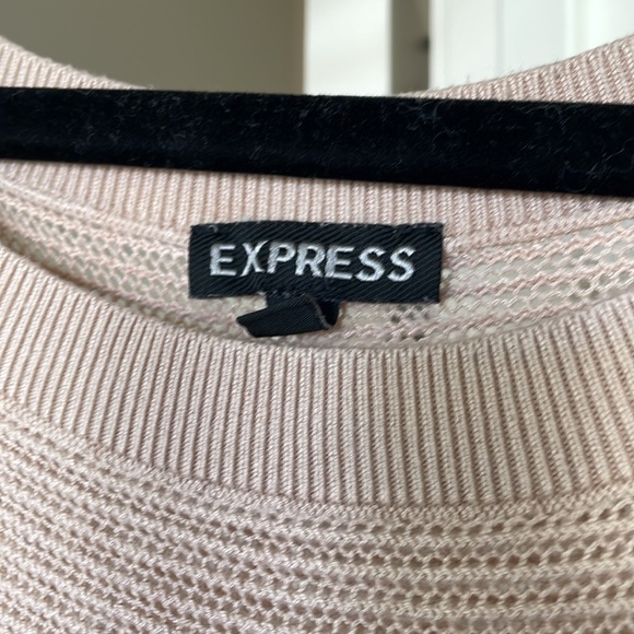 Express Sheer Open Knit Sweater - Picture 5 of 7